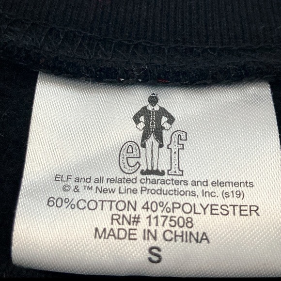 Buddy the Elf Peppermint Ugly Christmas Sweater - Picture 5 of 5